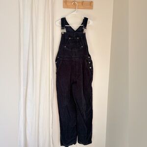 Vintage Y2K Gap Navy Corduroy Overalls